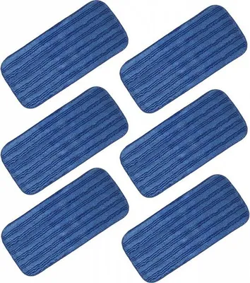 Produktbild von Ersatz-Mikrofasertuch – Für Swiffer Wetjet – 6 Stück – Wiederverwendbar – Nachfüllpackung – Kompatibel mit Swiffer Wetjet – Moppbezug – Reinigungstuch – Waschbar – Wiederverwendbar – für Parkett, Laminat, Fliesen
