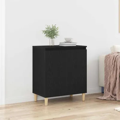 Zdjęcie produktu dla vidaXL Kredens czarny 60 x 35 x 70 cm materiał drewnopochodny