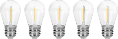 Produktbild von Glühbirnen 5 Stk. 1W, E27 für Girlande
