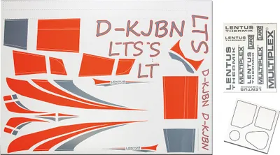 Produktbild von Multiplex Dekorbogen Lentus (3-tlg.)