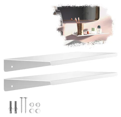 Produktbild von SOTECH Wandregal HOVER-IV 350 x 130 x 30 mm weiß (2 Stück)