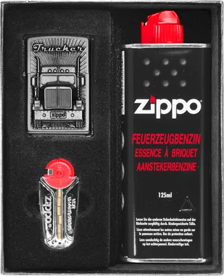Produktbild von Feuerzeug-Set ZIPPO  TRUCKER EMBLEM Geschenk No1