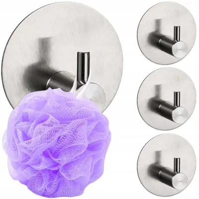 Produktbild von SEPIO Badezimmer Haken Silber, Badaccessoires, Badezimmer Hook, Aufhängehaken, Handtuchhalter Bad