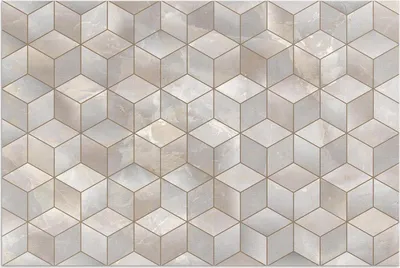 Produktbild von Marmor Raumeindruck Würfel – Vinylteppich – 150x225 cm – Outdoor Teppich – Terrasse – Wetterfest – Modern