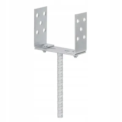 Produktbild von Verstellbarer Pfostenfuss Mit Stange 60–140 – Lb Ps14