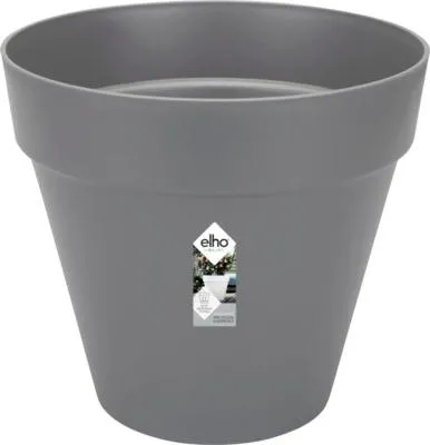 Zdjęcie produktu dla elho loft urban round 50, Sadzarka w doniczce, Wolnostojący, Polipropylen (PP), Antracyt, Okrągły, Zewnętrzna