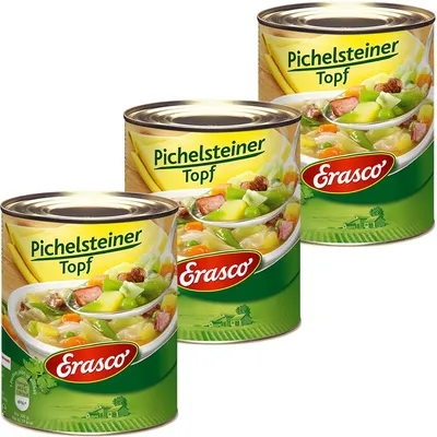 Produktbild von Erasco Pichelsteiner Topf mit Rindfleisch und Gemüse 800g 3er Pack
