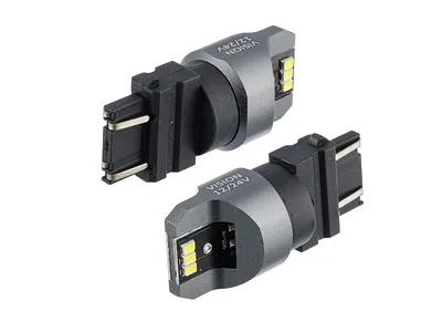 Obrázek produktu pro VISION P27/7W (T25) 12/24V žárovka 6x 3020 SMD LED, nepolární, CANBUS, bílá, 2 ks.