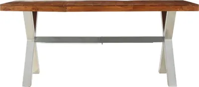Produktbild von vidaXL Esstisch Massivholz 180x90x76 cm