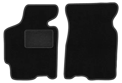Obrázok produktu pre Predné velúrové koberce pre: Mazda Xedos 6 1992-1999 (sedan) – 2 ks, čierne, na mieru – Wielganizator LUX
