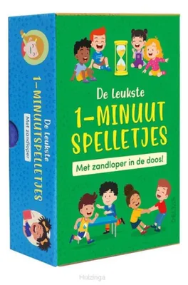 Produktbild von Die lustigsten Ein-Minuten-Spiele (mit Sanduhr), Kartenspiel