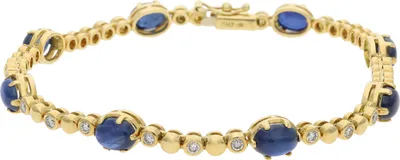 Produktbild von JuwelmaLux Armband 750 Gold mit Saphir und Brillanten JL30-03-0594 20 cm