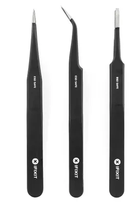 Obrázok produktu pre Pinzety s vysokou presnosťou – 3 modely, antistatické, ergonomický dizajn