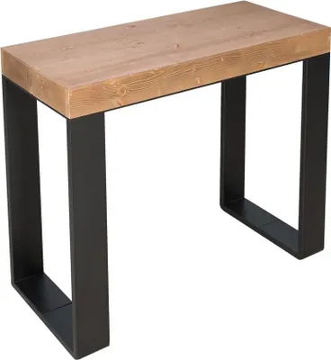Produktbild von Ausziehbare Konsole 90x40/290 cm Gestell Tecno Dyed Fir Anthrazit