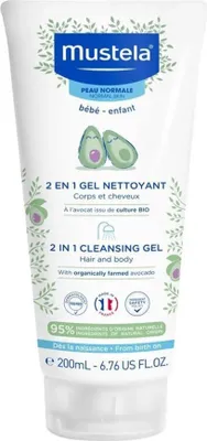Zdjęcie produktu dla Mustela Żel myjący 2w1 dla dzieci, 200 ml