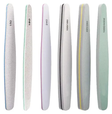 Produktbild von 6-teiliges Nagelfeilen- und Polierblock-Set, Nagelfeilen mit verschiedenen doppelseitigen Körnungen für die Maniküre