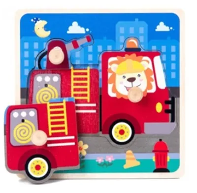 Obrázek produktu pro Creative Corner Dřevěné puzzle hasičský sbor