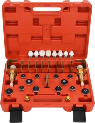 Obrázok produktu pre vidaXL Súprava testerov chladiaceho systému červená 36x27x9 cm
