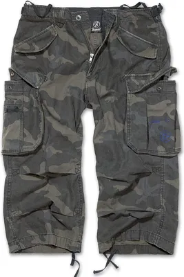 Produktbild von Brandit Industry Vintage 3/4 Shorts-kurze Hose Größe L Farbe Dunkles Tarnmuster