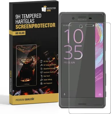 Produktbild von 3x 9H Hartglas für Sony Xperia XA Panzerfolie Displayschutz Schutzfolie KLAR Panzerglas Schutzglas
