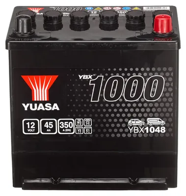 Produktbild von YUASA YBX1000 Starterbatterie 12V 45Ah 350A/EN D23 Batterie