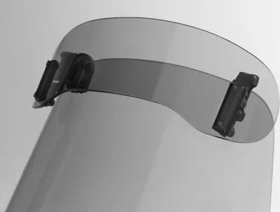 Produktbild von Mocowanie spojlera MRA Vario VSA-TYP B 33/22 cm, przezroczyste, z zaciskiem