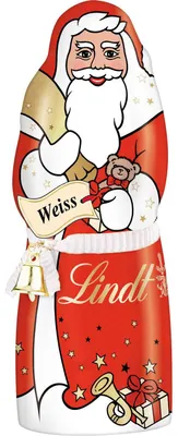 Produktbild von Lindt Weihnachtsmann Weiße Schokolade 70g