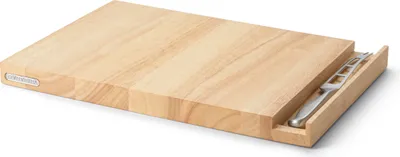 Immagine prodotto di CONTINENTA Käse-Set mit Messer, Gummibaum 36x25x2,5 cm 3222 4017167322209
