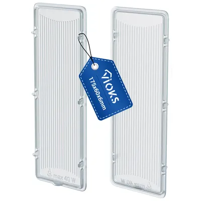 Produktbild von VIOKS 2x Lampenabdeckung Ersatz für Bosch 00264984 175x60mm Dunstabzugshaube