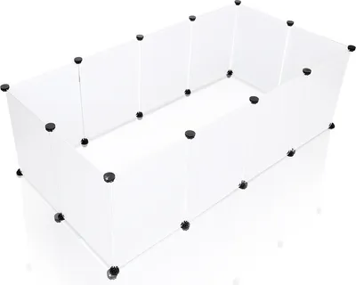 Produktbild von Yakimz Freigehege Kleintierzaun Leicht zu montieren Modularer Zaunbau DIY-Zaun 12 Stück 35x45 cm