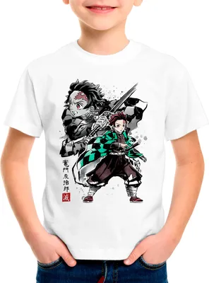 Produktbild von BaumwolleCloud Inked Tanjiro Kinder T-Shirt  anime japan manga