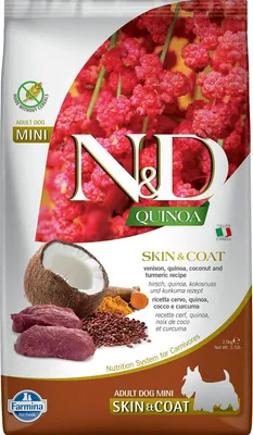 Immagine prodotto di N&D Quinoa DOG Skin & Coat Venison & Coconut Mini 2,5g