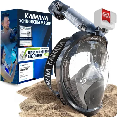 Produktbild von KAIMANA Schnorchelmaske Erwachsene LXL Tragetasche e CO2optimiert