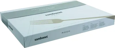 Obrázok produktu pre Sambonet Gebäckgabeln Rock Champagner 6 Stück