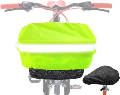 Produktbild von Famanu Fahrradtasche wasserdichte Regenhaube - 2 Stück mit Sattelbezug