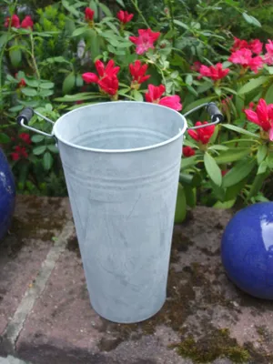 Produktbild von Zinkvase, Pflanztopf, Zinkkübel, Amphore, Zinkbottich, Blumentopf, 30