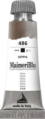 Immagine prodotto di Maimeri Blu Acquerello Seppia 486 12 ml 1 pz