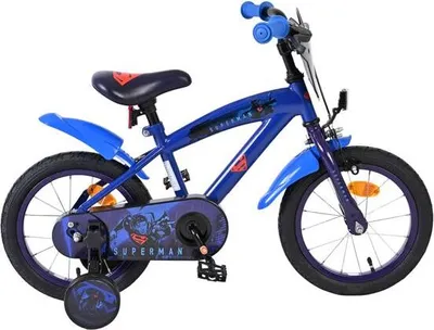 Produktbild von Superman Kinderfahrrad - Jungen - 14 Zoll - Blau