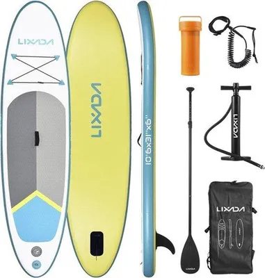 Immagine prodotto di Tavola da paddle gonfiabile, spessore 6 pollici - Set da surf per adulti - 11,76 kg