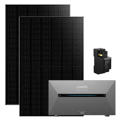 Produktbild von 890W Anker Solix Balkonkraftwerk Solix Solarbank 2 AC E1600 2000W mit Smart Meter IP65