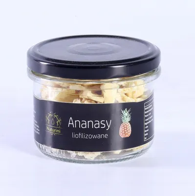Zdjęcie produktu dla Owoce Liofilizowane PYSZNE ANANASY 30g by Naturini