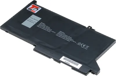 Image de Batterie T6 Power pour ordinateur portable Dell, numéro de pièce 451-BBZL, Li-Poly, 11,4 V, 3600 mAh (41 Wh), noir