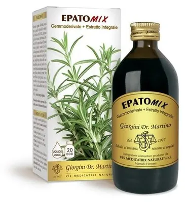 Immagine prodotto di Epatomix Gemmoderivato + Estratto Integrale Senza Alcool 200 Ml