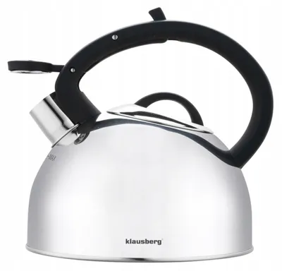 Produktbild von Klausberg KB-7910 Edelstahl Wasserkocher mit Pfeife 2,5L