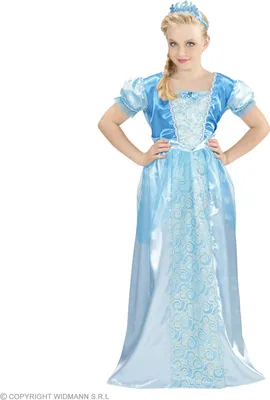 Produktbild von Schneeprinzessin - Eisprinzessin Kostüm - Prinzessin Mädchenkostüm L - 158 cm