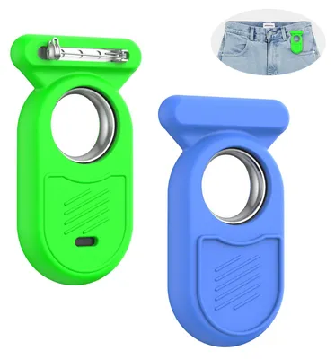 Produktbild von 2 Stück Silikonhüllen für Samsung Galaxy SmartTag2 2023, mit Pins, Schutzhülle a