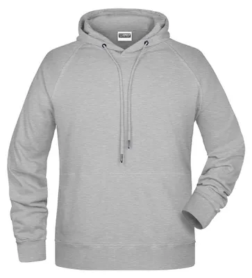 Produktbild von James and Nicholson - Kapuzenpullover für Herren LT6274 (M) (Grauheide)