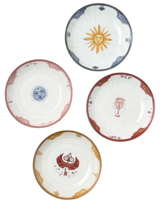 Imagen del producto de Juego de 4 platos hondos Westwing Mystic, porcelana
