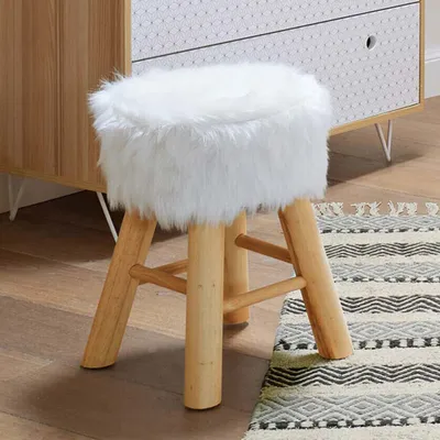 Produktbild von Eazy Living Sitzhocker Brilly Weiß