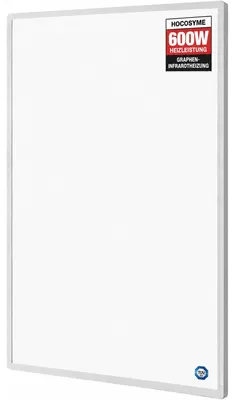Image de Panneau de chauffage infrarouge mural - 600 Watts - Design élégant - Pour intérieur